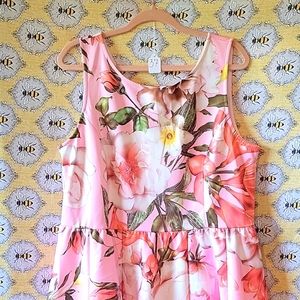 NWT, Venus, 1X, floral dress